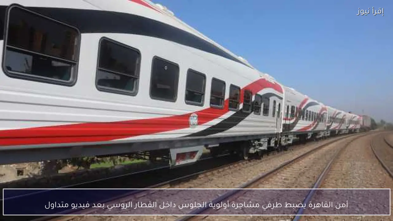 أمن القاهرة يضبط طرفي مشاجرة أولوية الجلوس داخل القطار الروسي بعد فيديو متداول