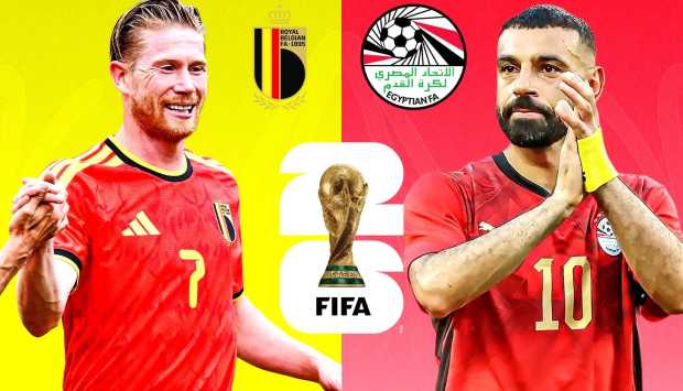 صلاح يقود الفراعنة.. تشكيل مصر وبلجيكا والقنوات الناقلة لموقعة سياتل في مونديال 2026
