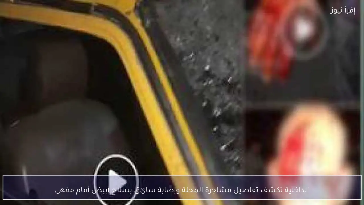 الداخلية تكشف تفاصيل مشاجرة المحلة وإصابة سائق بسلاح أبيض أمام مقهى
