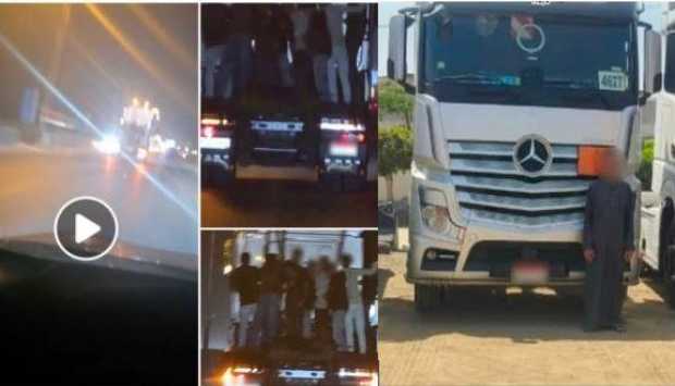 القبض على سائق نقل ثقيل في البحيرة بعد تعريض المواطنين للخطر أثناء القيادة