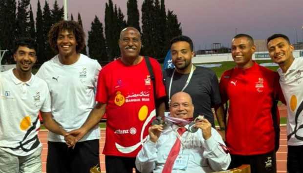 عودة بعثة ألعاب القوى البارالمبية إلى مصر بعد تحقيق 4 ميداليات في بطولة تونس
