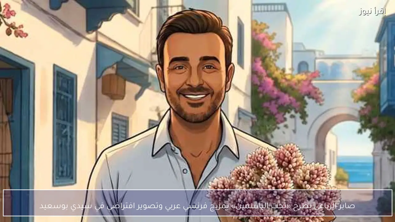 صابر الرباعي يطرح «تحت الياسمين» بمزيج فرنسي عربي وتصوير افتراضي في سيدي بوسعيد