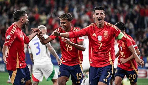 إسبانيا تتفوق على أوروجواي بهدف في الشوط الأول من مباراة كأس العالم 2026