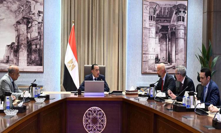 لقاء رئيس الوزراء ومسئولي شركة سكاتك النرويجية