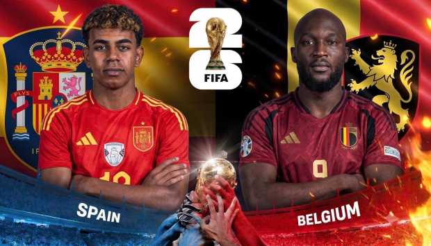تشكيل إسبانيا وبلجيكا في ربع نهائي كأس العالم 2026 وتفاصيل المباراة