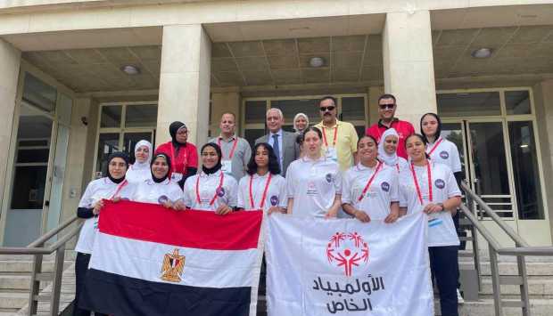 مايا مرسي تتابع تألق منتخب السيدات في نصف نهائي كأس العالم الموحدة للأولمبياد الخاص