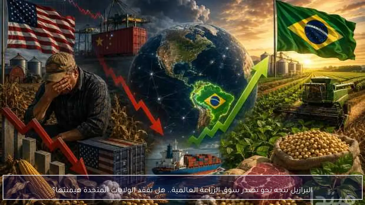 البرازيل تتجه نحو تصدر سوق الزراعة العالمية.. هل تفقد الولايات المتحدة هيمنتها؟