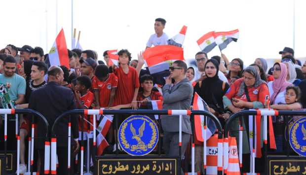 مدينة العلمين تحتفل بعودة منتخب مصر من كأس العالم 2026 وسط حشود جماهيرية