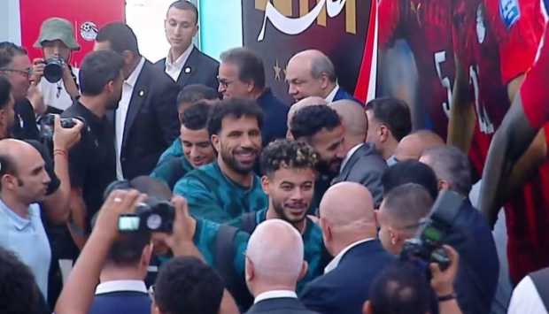 استقبال رفيع للمنتخب المصري بمطار العلمين بحضور وزير الرياضة بعد إنجاز كأس العالم 2026
