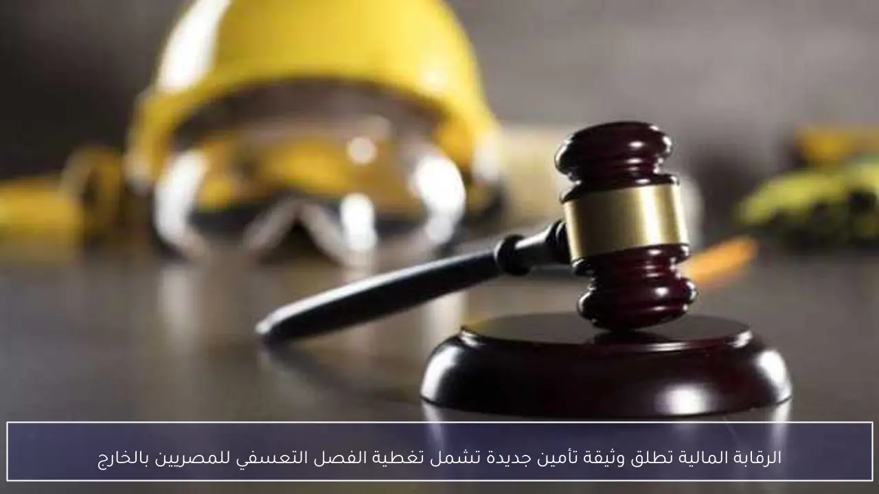 الرقابة المالية تطلق وثيقة تأمين جديدة تشمل تغطية الفصل التعسفي للمصريين بالخارج