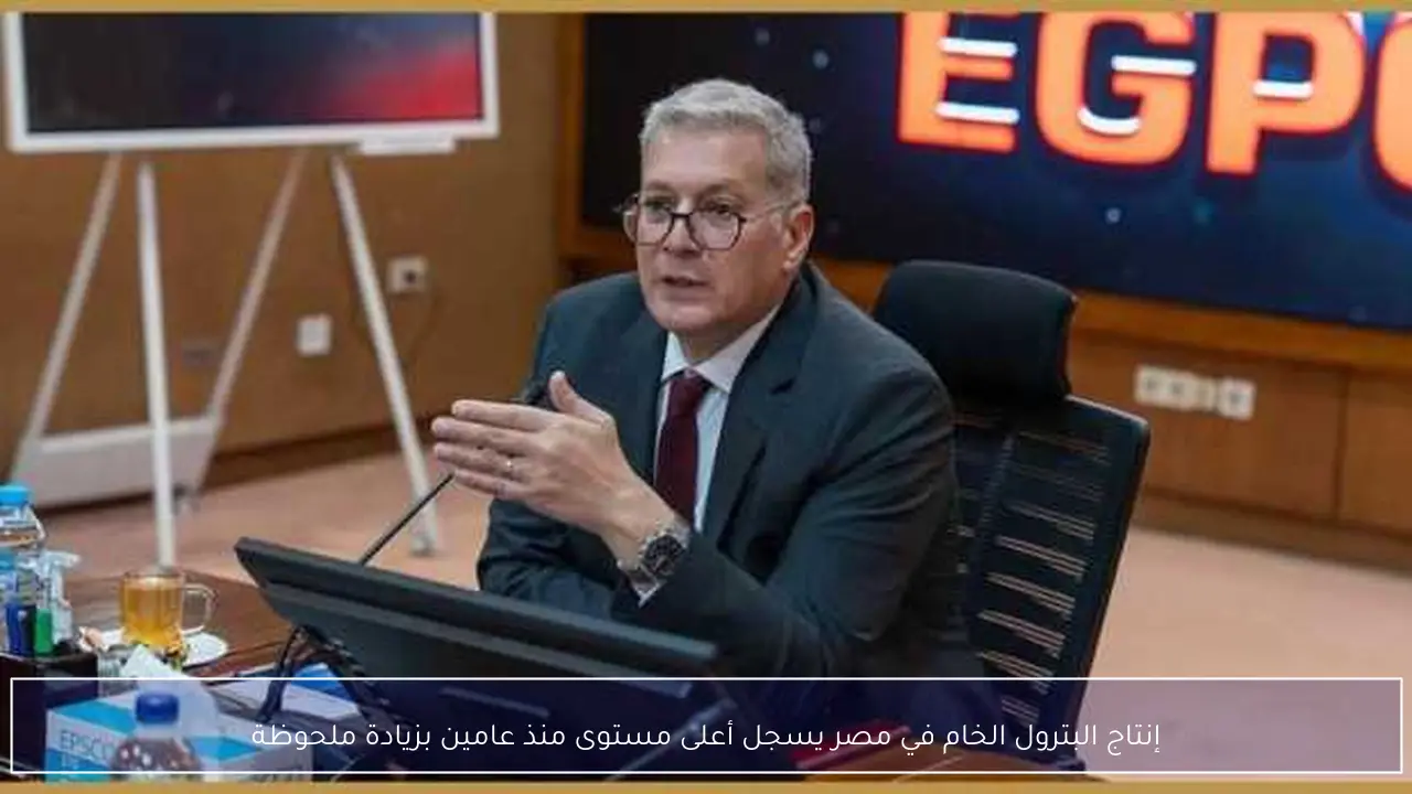 إنتاج البترول الخام في مصر يسجل أعلى مستوى منذ عامين بزيادة ملحوظة