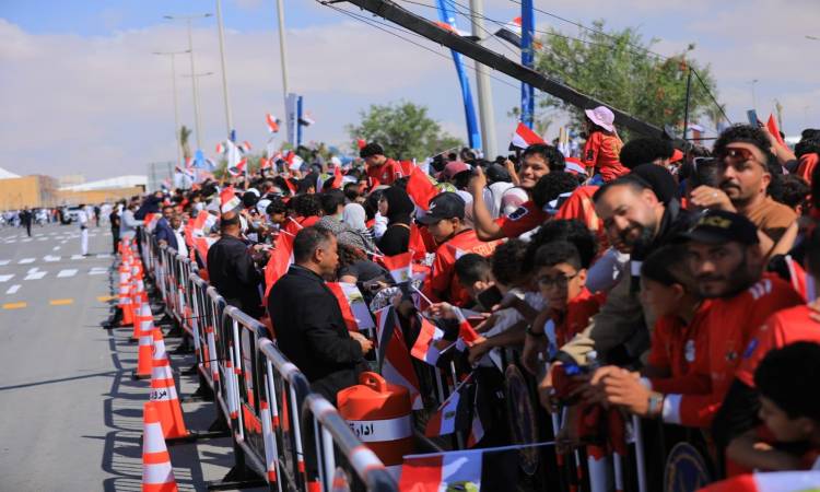 استقبال الجماهير لمنتخب مصر