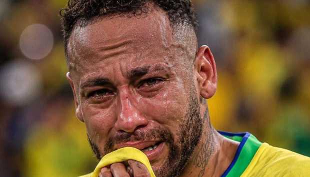 نيمار يبكي بعد خسارة البرازيل أمام النرويج في كأس العالم 2026