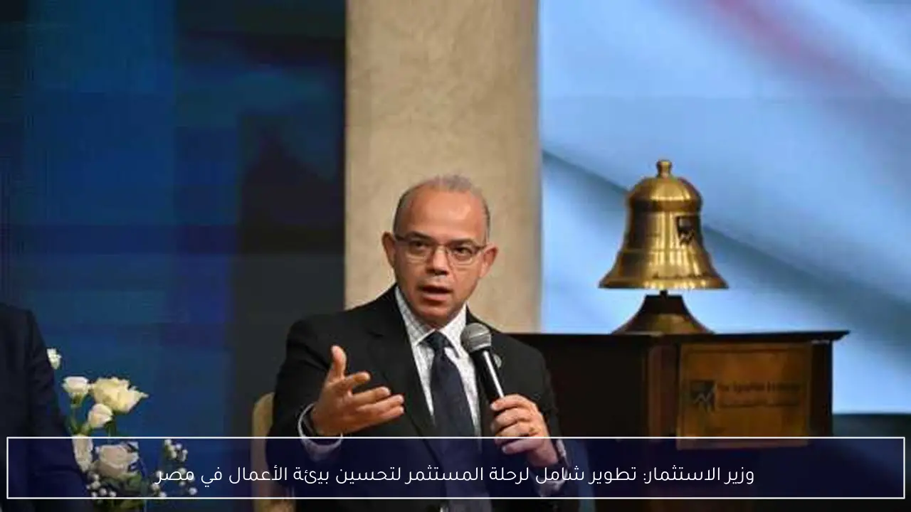 وزير الاستثمار: تطوير شامل لرحلة المستثمر لتحسين بيئة الأعمال في مصر