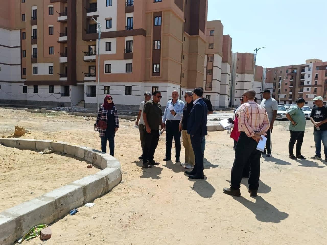 متابعة مشروعات الإسكان