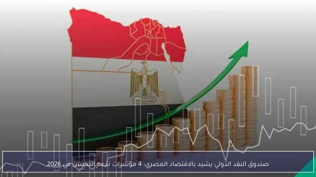 صندوق النقد الدولي يشيد بالاقتصاد المصري: 4 مؤشرات تدعم التحسن في 2026