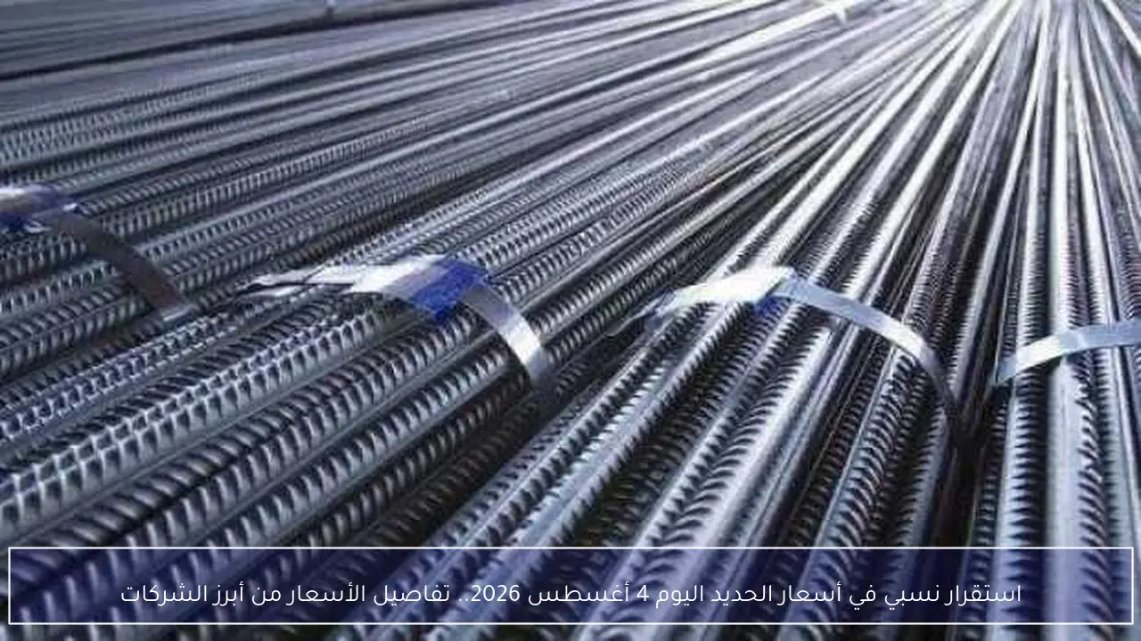 استقرار نسبي في أسعار الحديد اليوم 4 أغسطس 2026.. تفاصيل الأسعار من أبرز الشركات