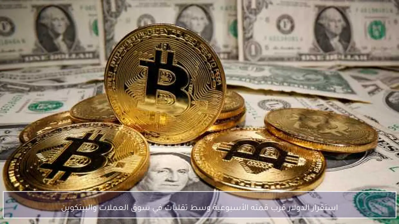 استقرار الدولار قرب قمته الأسبوعية وسط تقلبات في سوق العملات والبيتكوين