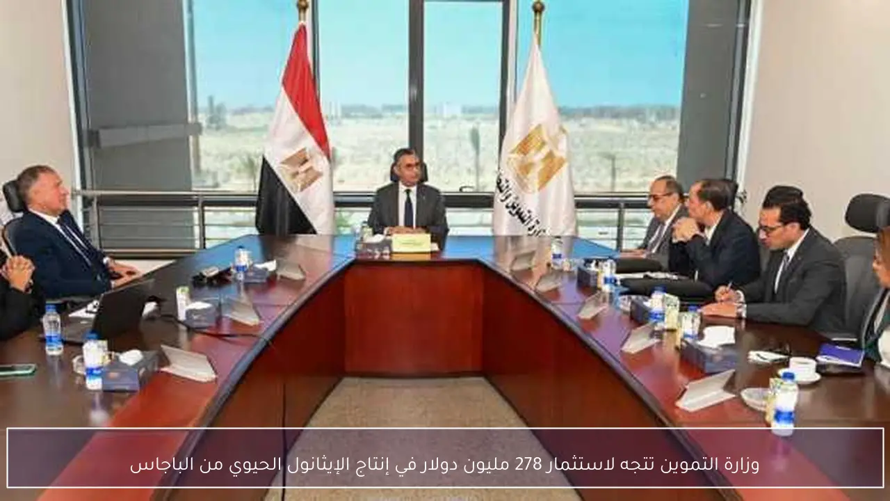 وزارة التموين تتجه لاستثمار 278 مليون دولار في إنتاج الإيثانول الحيوي من الباجاس
