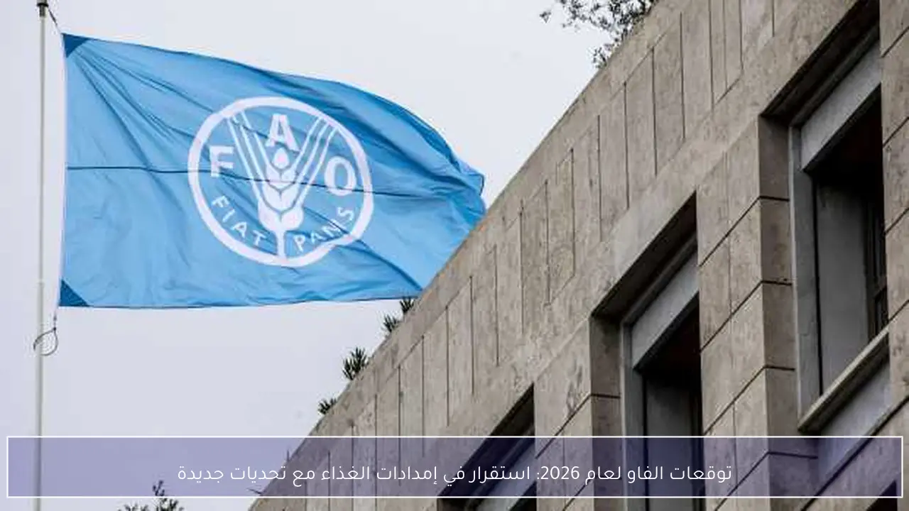 توقعات الفاو لعام 2026: استقرار في إمدادات الغذاء مع تحديات جديدة