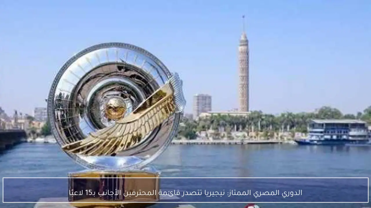 الدوري المصري الممتاز: نيجيريا تتصدر قائمة المحترفين الأجانب بـ15 لاعبًا