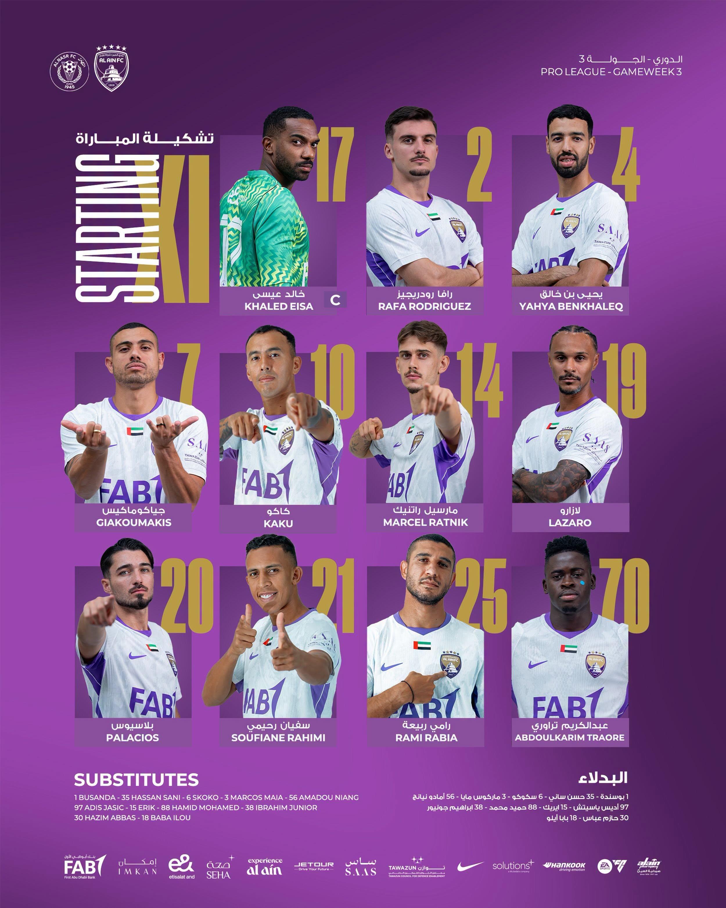 تشكيل العين ضد النصر