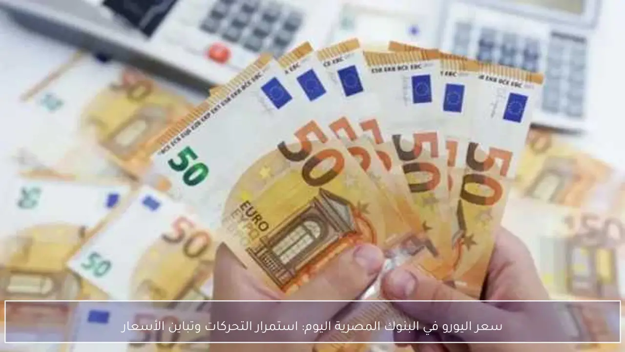 سعر اليورو في البنوك المصرية اليوم: استمرار التحركات وتباين الأسعار