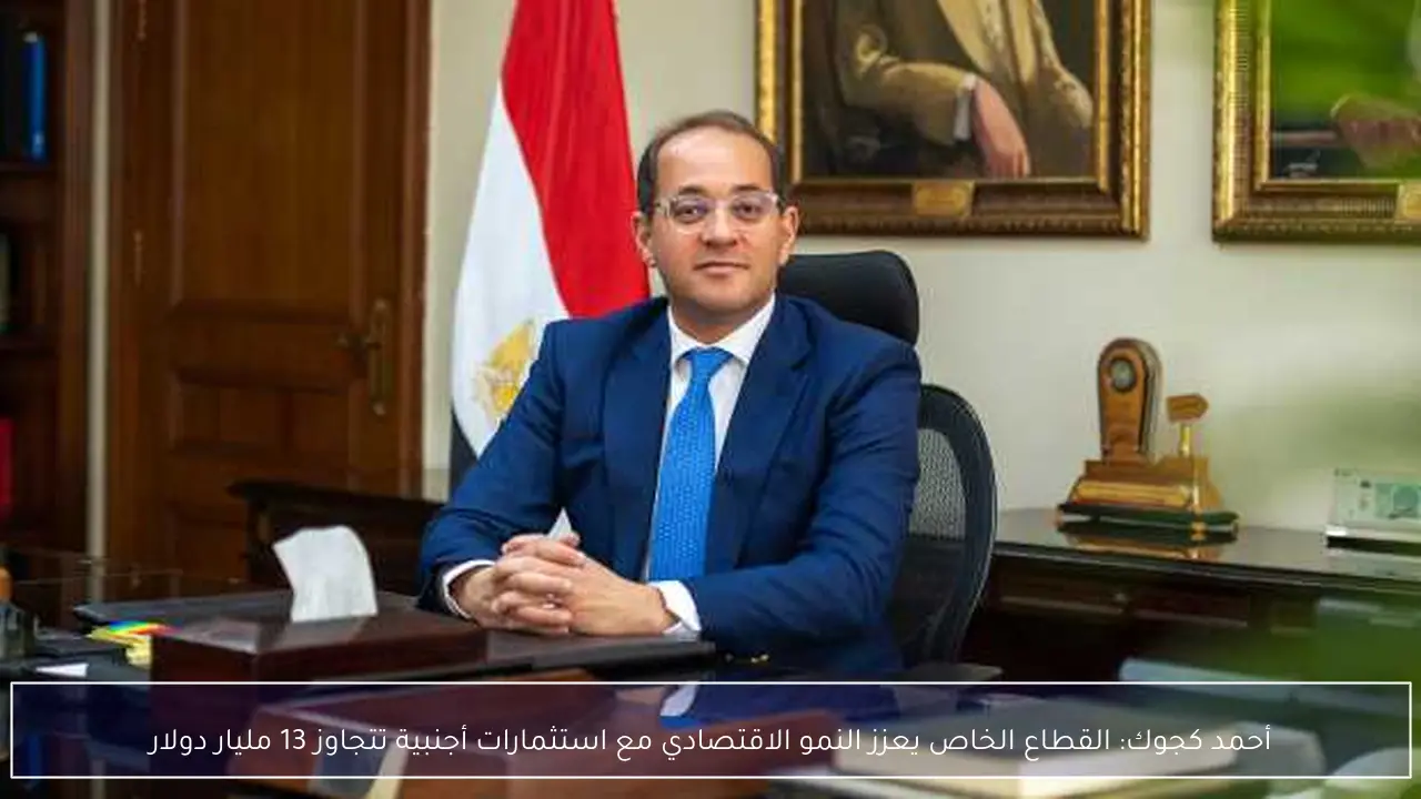 أحمد كجوك: القطاع الخاص يعزز النمو الاقتصادي مع استثمارات أجنبية تتجاوز 13 مليار دولار