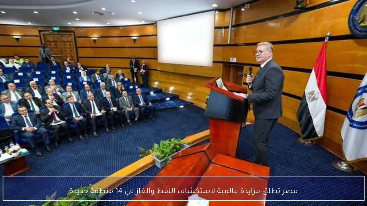 مصر تطلق مزايدة عالمية لاستكشاف النفط والغاز في 14 منطقة جديدة