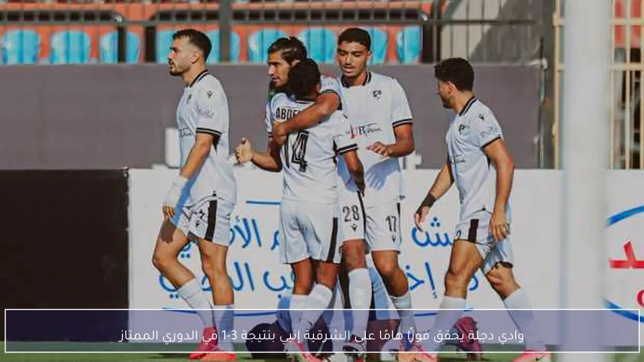 وادي دجلة يحقق فوزًا هامًا على الشرقية إنبي بنتيجة 3-1 في الدوري الممتاز
