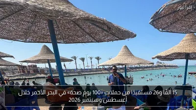 15 ألفًا و26 مستفيدًا من حملات «100 يوم صحة» في البحر الأحمر خلال أغسطس وسبتمبر 2026