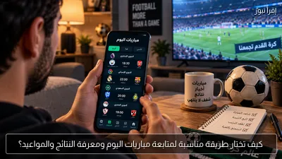 كيف تختار طريقة مناسبة لمتابعة مباريات اليوم ومعرفة النتائج والمواعيد؟