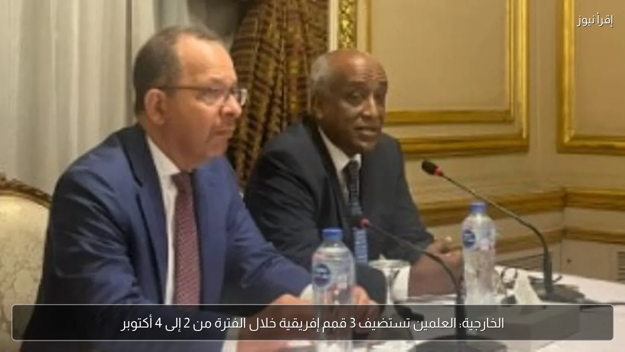 الخارجية: العلمين تستضيف 3 قمم إفريقية خلال الفترة من 2 إلى 4 أكتوبر