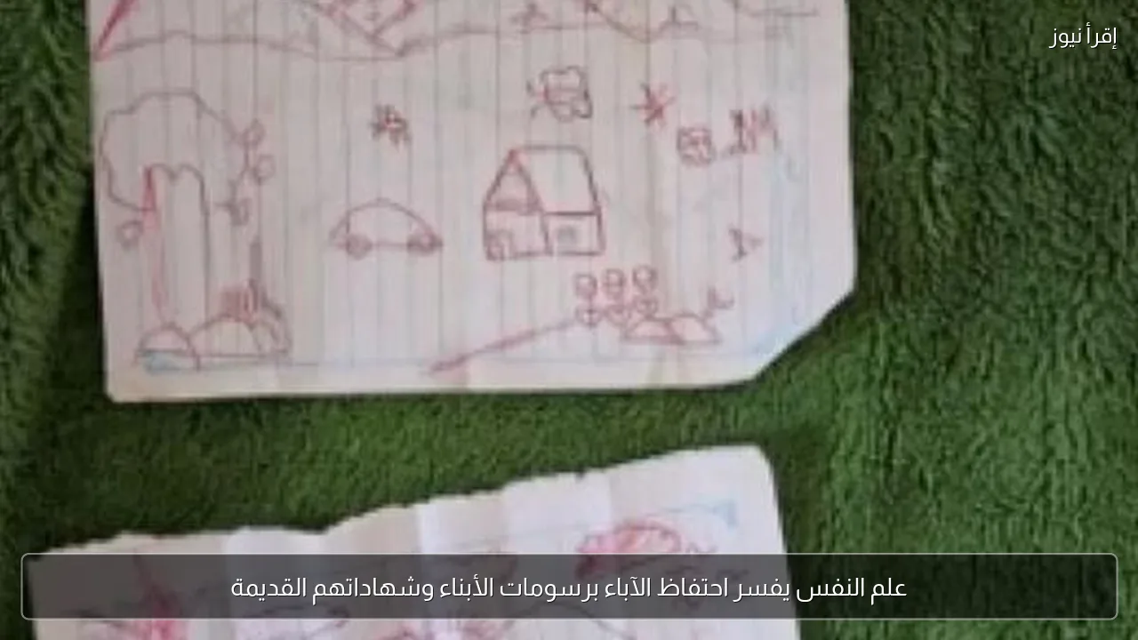 علم النفس يفسر احتفاظ الآباء برسومات الأبناء وشهاداتهم القديمة