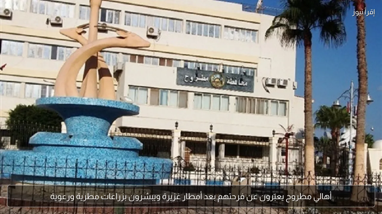 أهالي مطروح يعبّرون عن فرحتهم بعد أمطار غزيرة ويبشرون بزراعات مطرية ورعوية