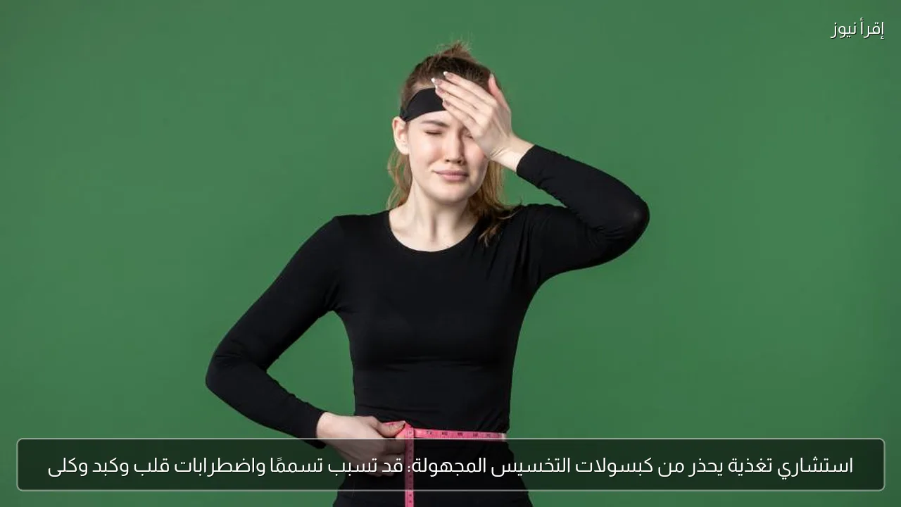 استشاري تغذية يحذر من كبسولات التخسيس المجهولة: قد تسبب تسممًا واضطرابات قلب وكبد وكلى