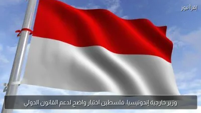 وزير خارجية إندونيسيا: فلسطين اختبار واضح لدعم القانون الدولي