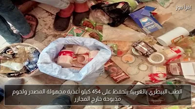 الطب البيطري بالغربية يتحفظ على 454 كيلو أغذية مجهولة المصدر ولحوم مذبوحة خارج المجازر
