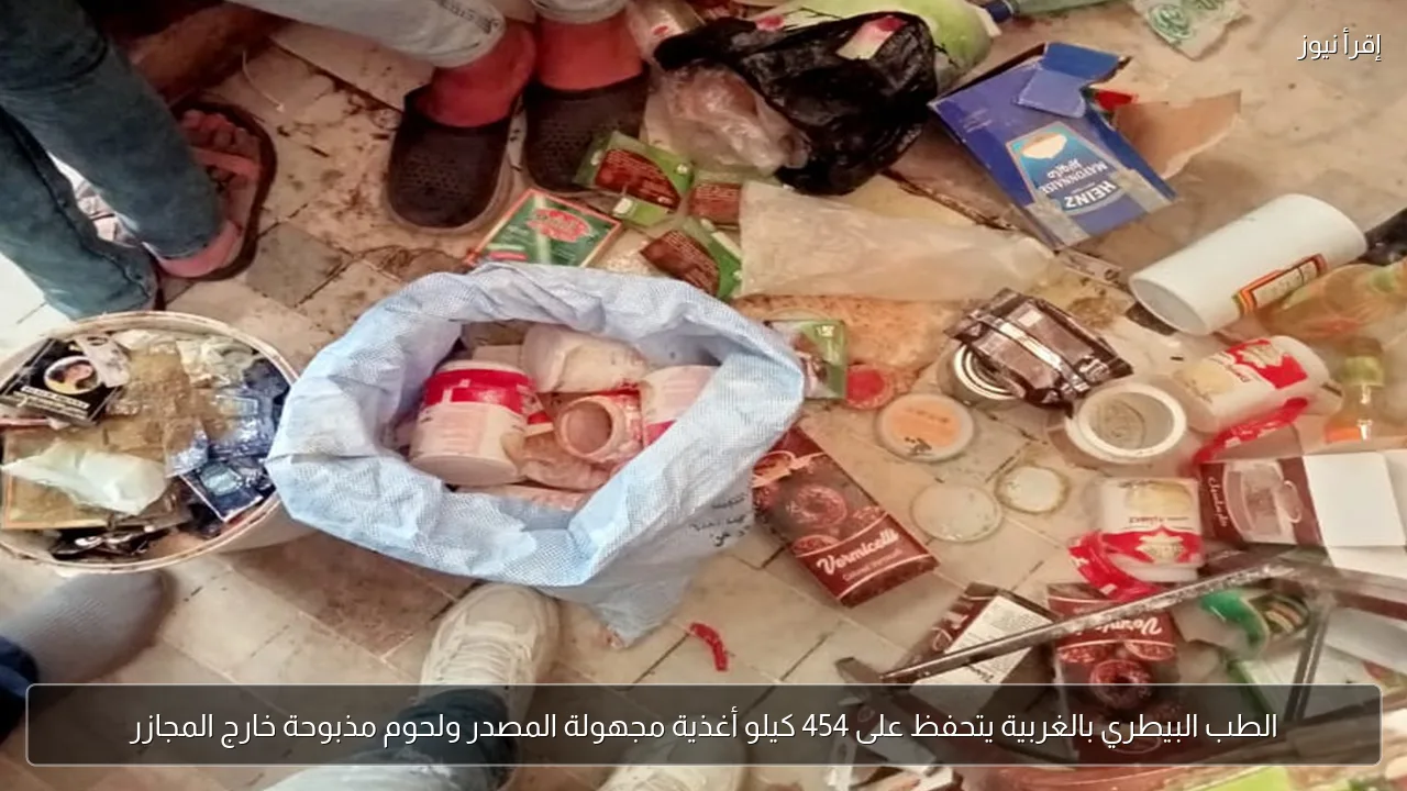 الطب البيطري بالغربية يتحفظ على 454 كيلو أغذية مجهولة المصدر ولحوم مذبوحة خارج المجازر
