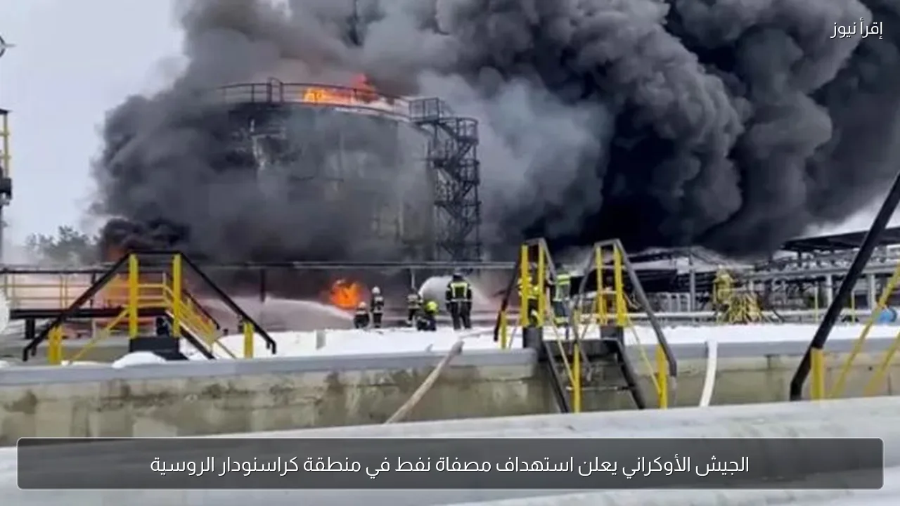 الجيش الأوكراني يعلن استهداف مصفاة نفط في منطقة كراسنودار الروسية