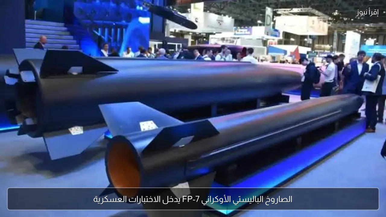 الصاروخ الباليستي الأوكراني FP-7 يدخل الاختبارات العسكرية