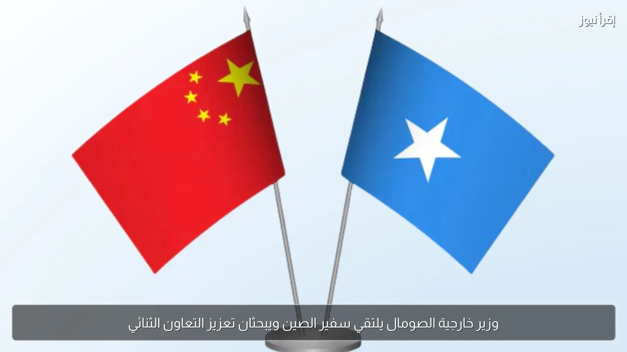 وزير خارجية الصومال يلتقي سفير الصين ويبحثان تعزيز التعاون الثنائي