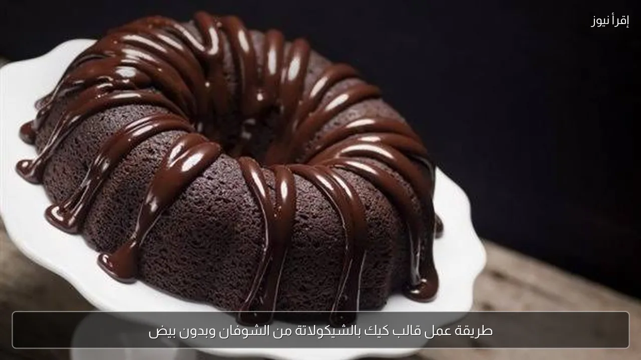 طريقة عمل قالب كيك بالشيكولاتة من الشوفان وبدون بيض