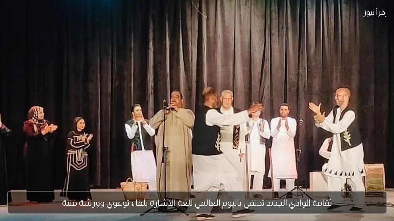 ثقافة الوادي الجديد تحتفي باليوم العالمي للغة الإشارة بلقاء توعوي وورشة فنية