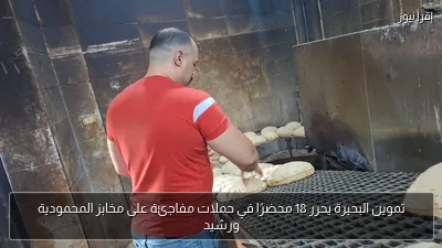 تموين البحيرة يحرر 18 محضرًا في حملات مفاجئة على مخابز المحمودية ورشيد