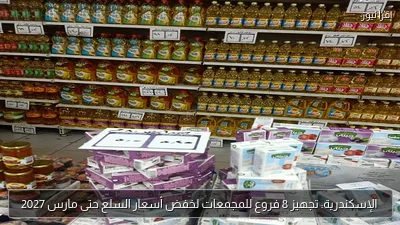 الإسكندرية: تجهيز 8 فروع للمجمعات لخفض أسعار السلع حتى مارس 2027