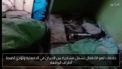 خلافات لهو الأطفال تشعل مشاجرة بين الجيران في الدقهلية وتؤدي لضبط أطراف الواقعة