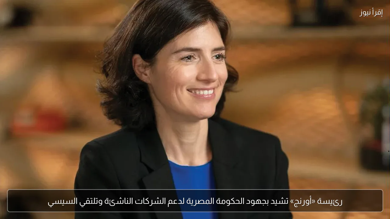 رئيسة «أورنج» تشيد بجهود الحكومة المصرية لدعم الشركات الناشئة وتلتقي السيسي