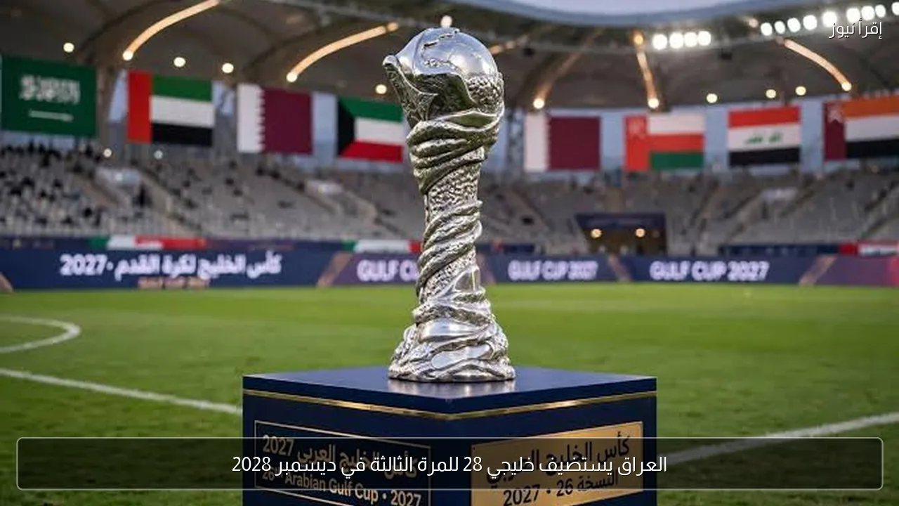 العراق يستضيف خليجي 28 للمرة الثالثة في ديسمبر 2028