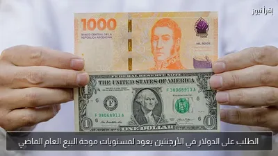الطلب على الدولار في الأرجنتين يعود لمستويات موجة البيع العام الماضي